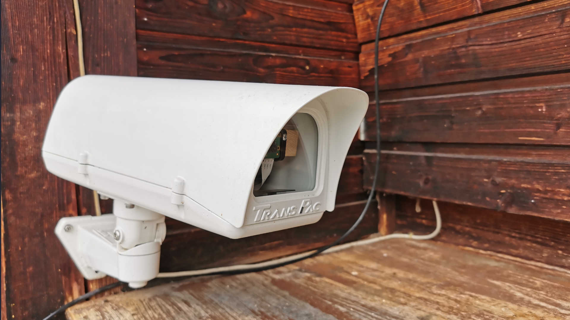 Webcam zur Beobachtung der Bienen am Flugloch