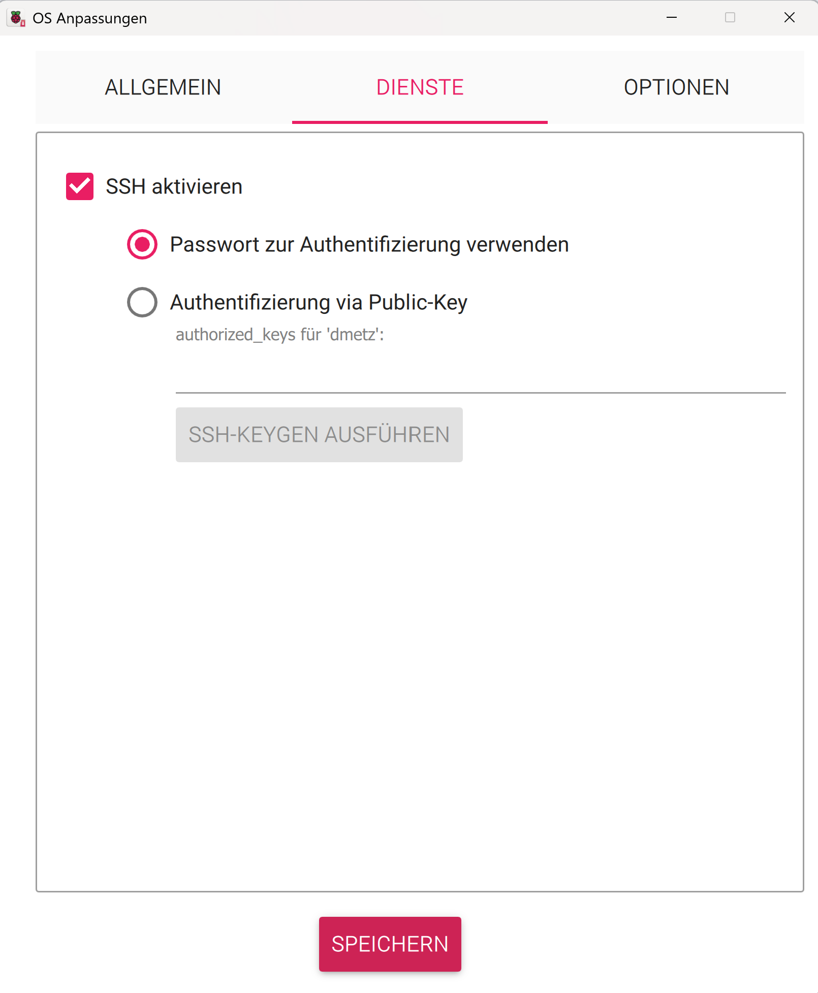 Raspberry Pi SSH aktivieren